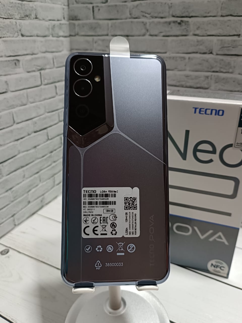 Tecno Pova Neo 2 4/128GB Uranolith Grey - отзывы покупателей на Мегамаркет