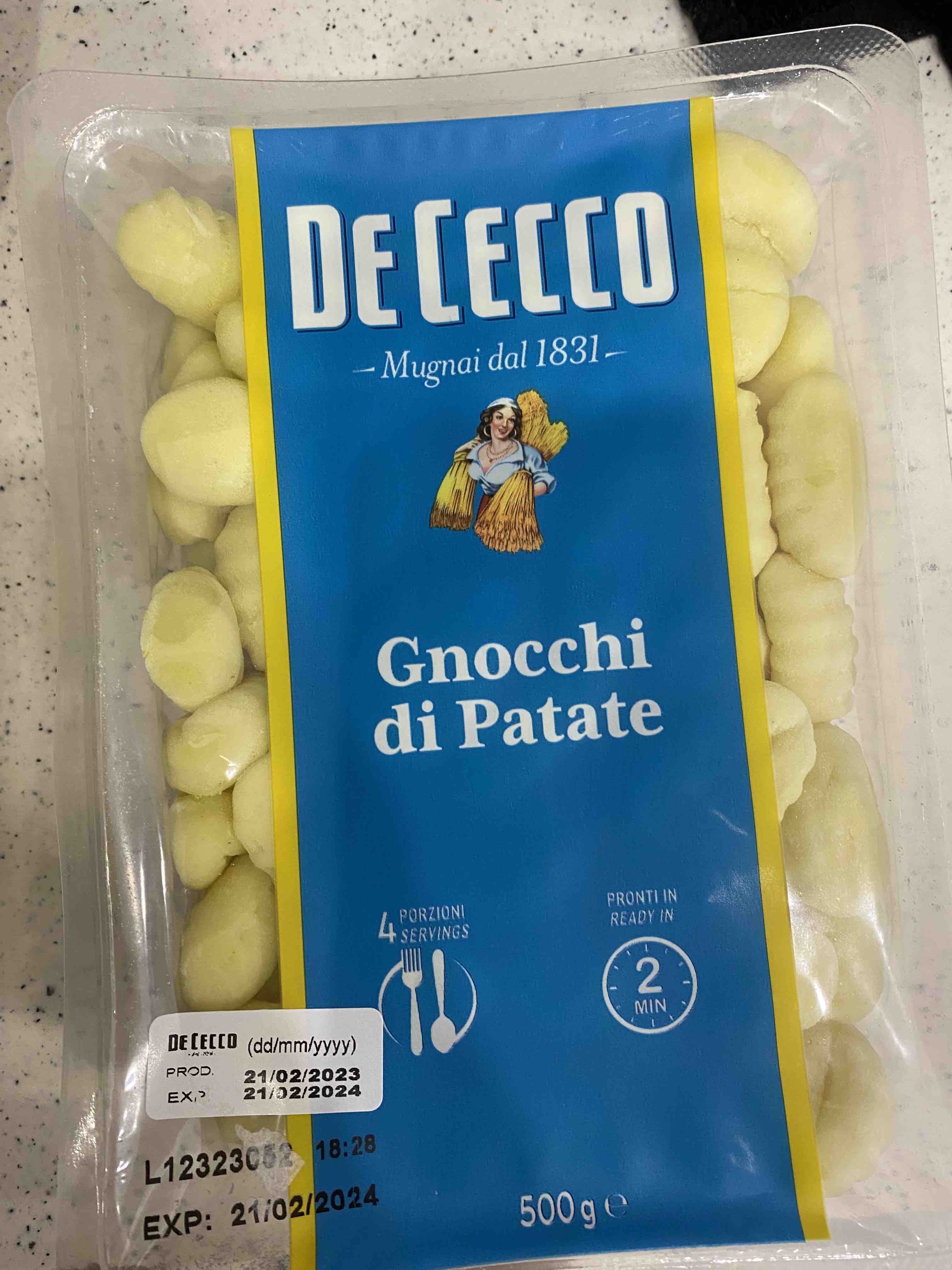 Картофельные клецки De Cecco gnocchi di patate ниоки 500 г - отзывы  покупателей на маркетплейсе Мегамаркет | Артикул: 100023889354