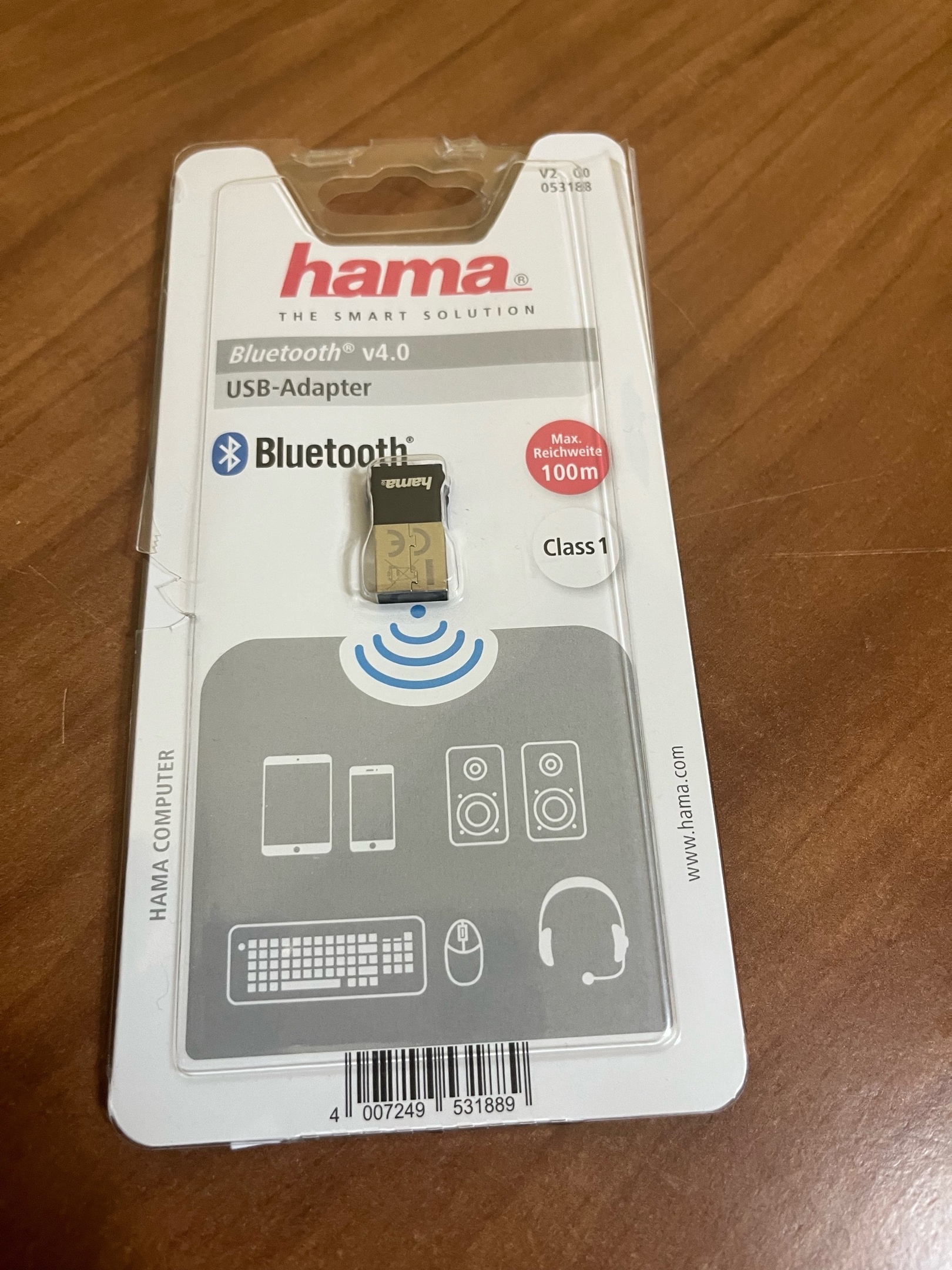 Bluetooth адаптер HAMA 92498 - отзывы покупателей на маркетплейсе  Мегамаркет | Артикул: 100000087503